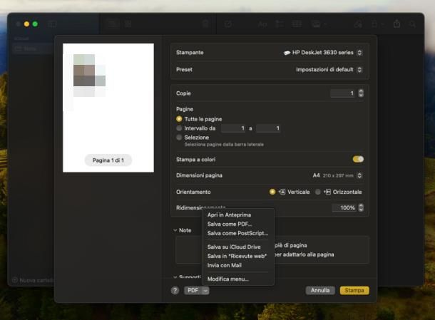 Come stampare PDF da Mac