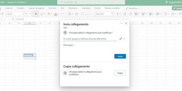 Come creare un foglio Excel condiviso