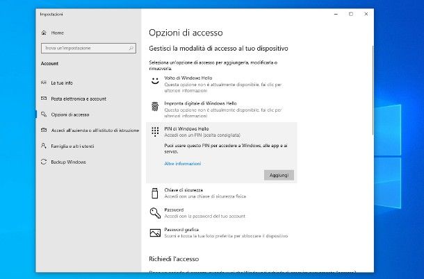 Come togliere la password all'avvio di Windows