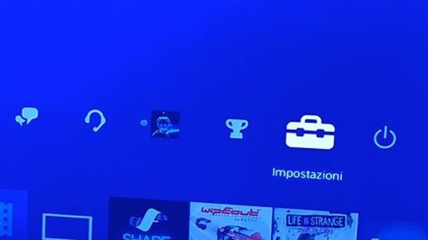 PS4 Impostazioni