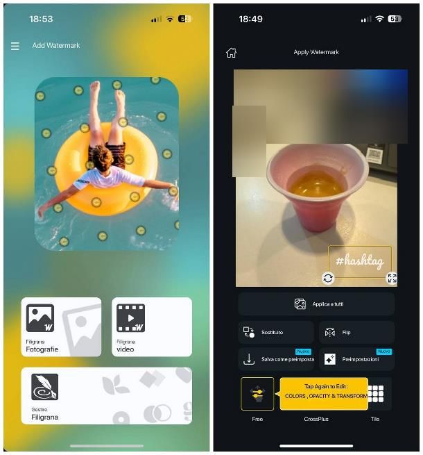 Come mettere un logo su più foto contemporaneamente da smartphone e tablet