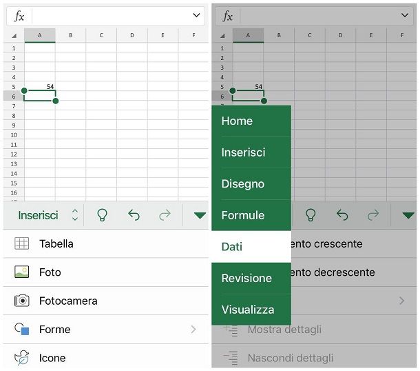 Come creare un foglio Excel