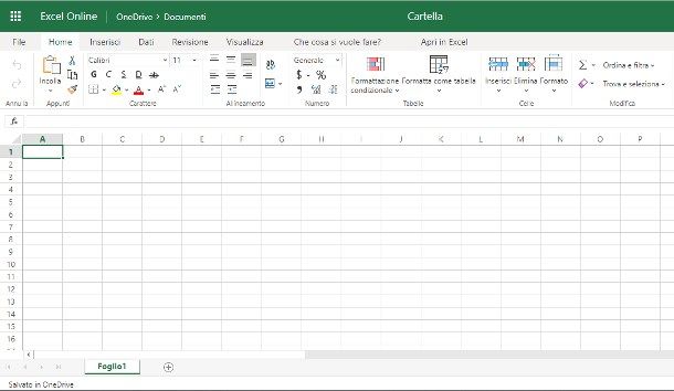 Come creare un foglio Excel