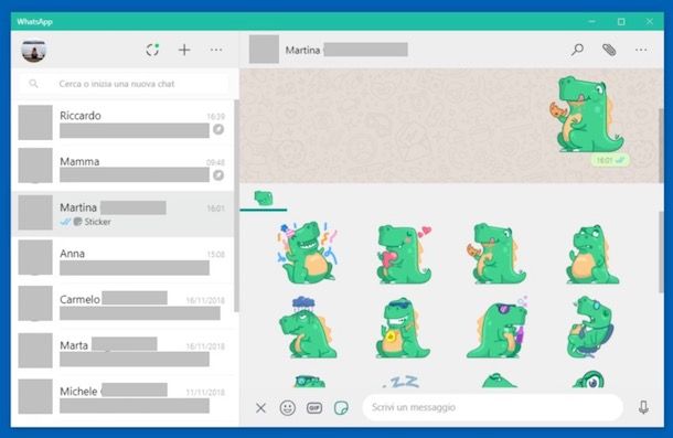 Come inviare sticker su WhatsApp