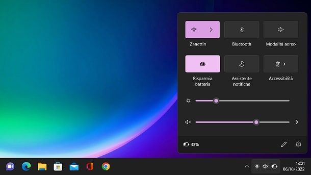 Funzione predefinita Windows Programmi per batteria