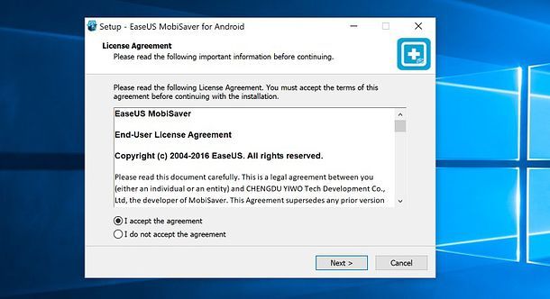 Installazione EaseUS MobiSaver