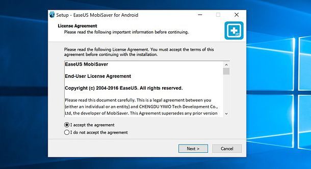 Installazione EaseUS MobiSaver
