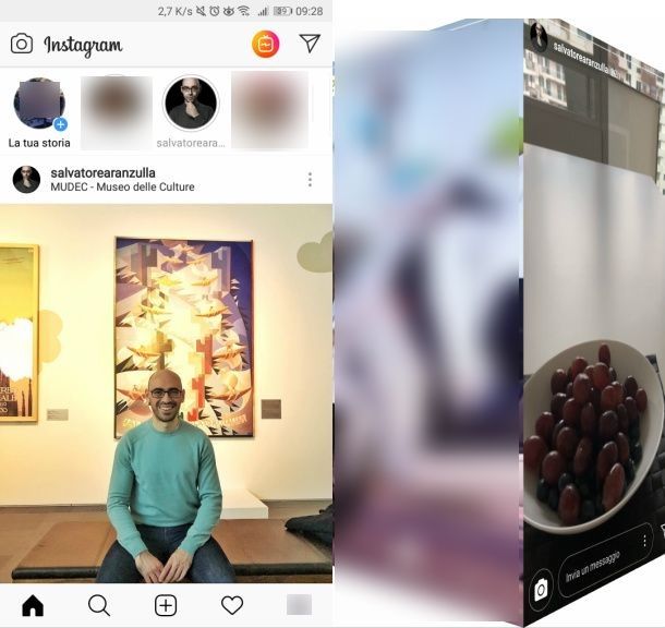 Anteprima storia App Instagram