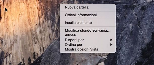 Mac Nuova Cartella