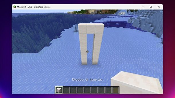 Base quarzo casa Minecraft