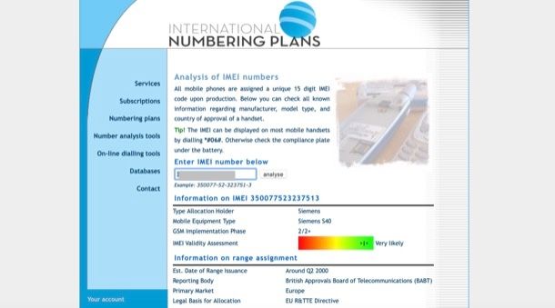 International Numbering Plans