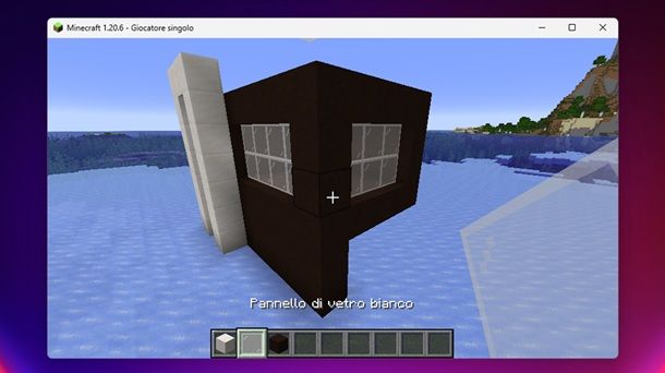 Finestre piano superiore Minecraft