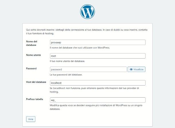 Come installare WordPress