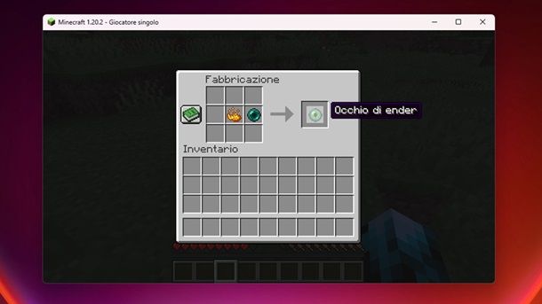 Occhio di ender crafting Minecraft