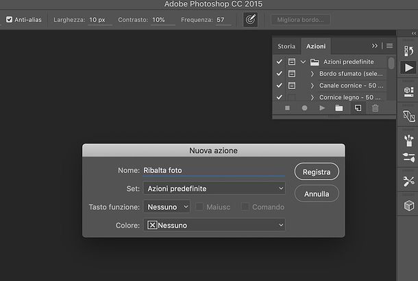 Azioni Photoshop