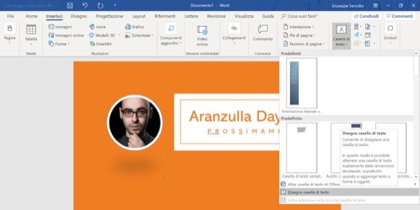 Come creare una locandina con Word