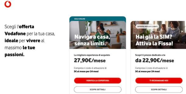 Vodafone offerte fisso