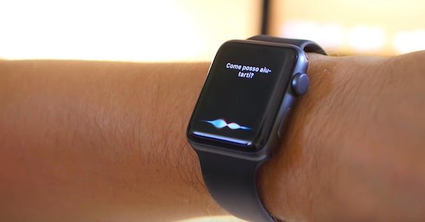 Abilitare Siri su Apple Watch