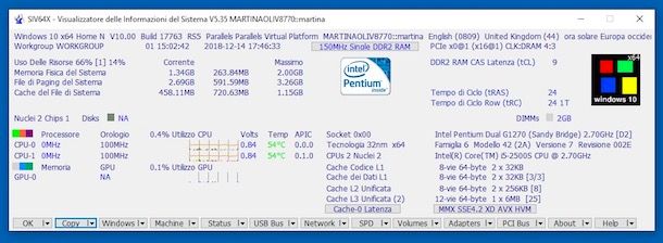 Come vedere i componenti del PC