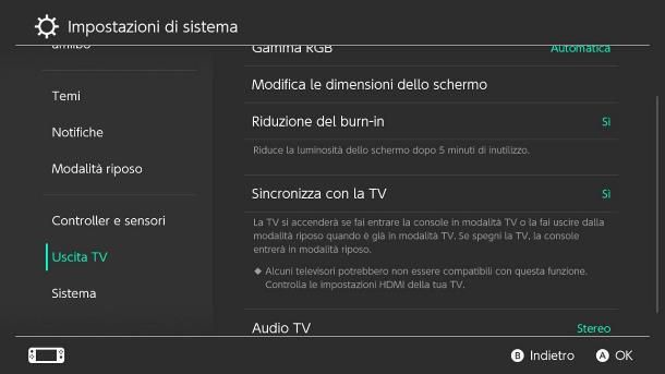 Come spegnere Nintendo Switch da TV