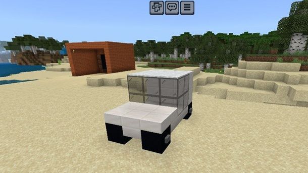 Minecraft Bedrock Auto pronta garage