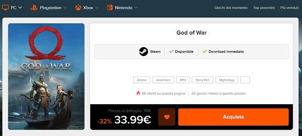 INSTANT GAMING COME E DOVE ACQUISTARE I GIOCHI A POCO PREZZO