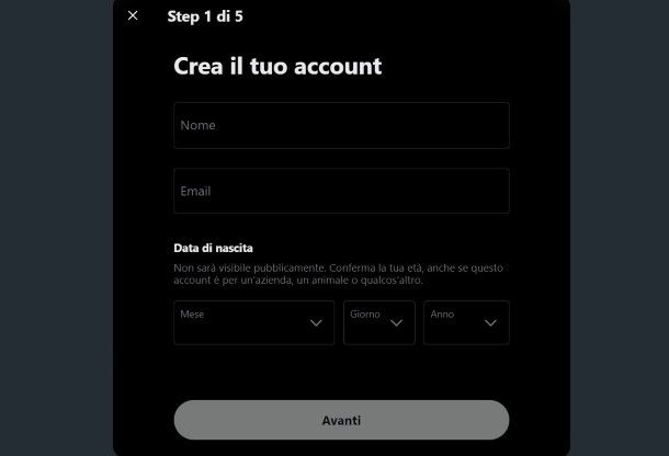 Come accedere a X (Twitter) senza numero di telefono