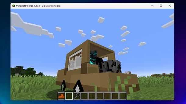 Macchina funzionante Minecraft
