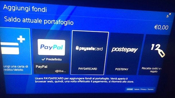 Come Caricare I Soldi Su Ps4