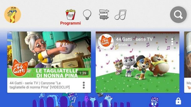 Utilizzare YouTube Kids