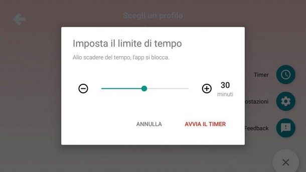 YouTube Kids Impostazioni