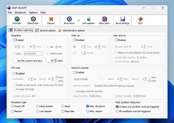 Programmi per spegnere il computer: soluzioni di terze parti