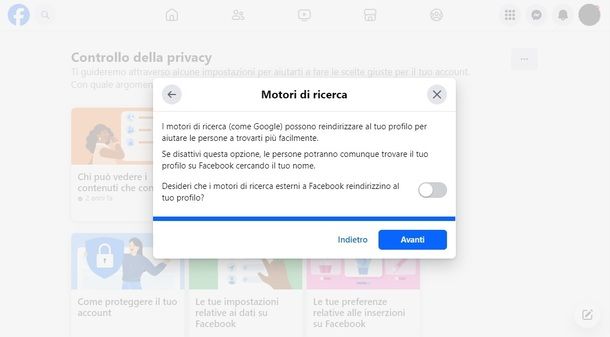 Facebook Sito Web PC