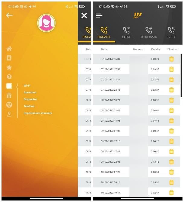 Come risalire all'ultima chiamata ricevuta sul telefono fisso: Fastweb