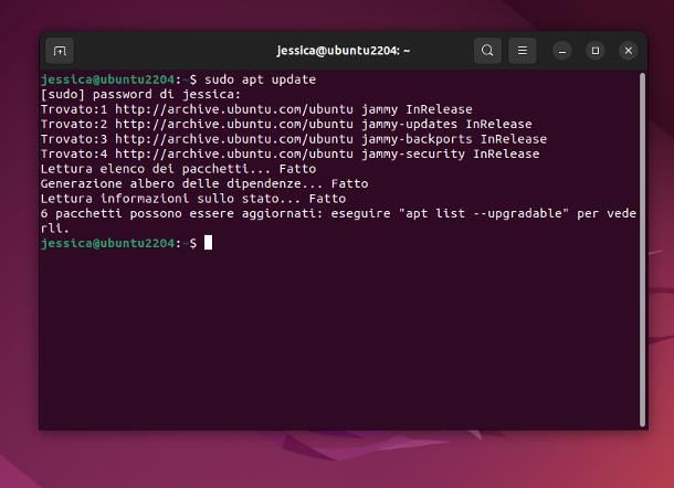 Come aggiornare Ubuntu da Terminale