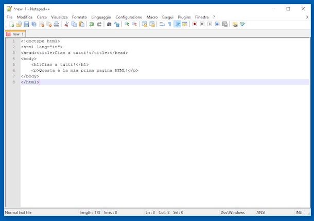 Come aprire file HTML: modifica