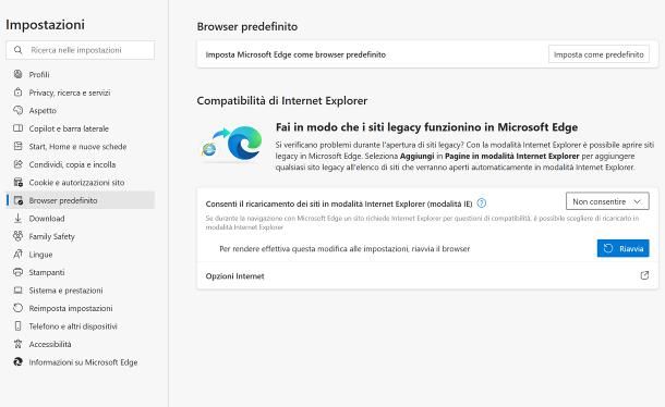 Come disinstallare Internet Explorer in Windows 11