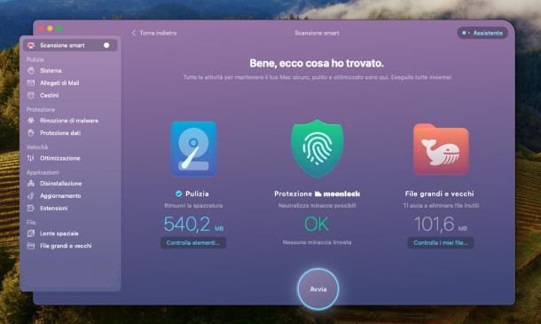 CleanMyMac X: ottimizzazione completa del Mac