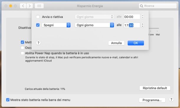 Programmi per spegnere il PC