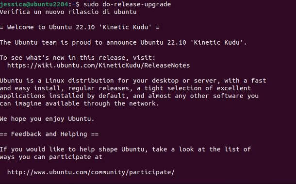 Come aggiornare Ubuntu