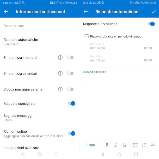 Outlook app