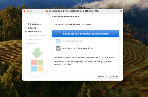 Come installare Office sul Mac: procedura standard