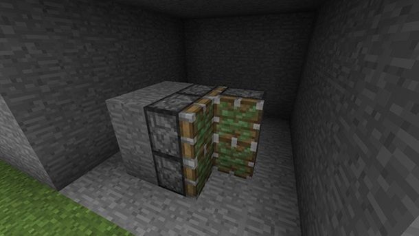 Pistoni passaggio segreto Minecraft