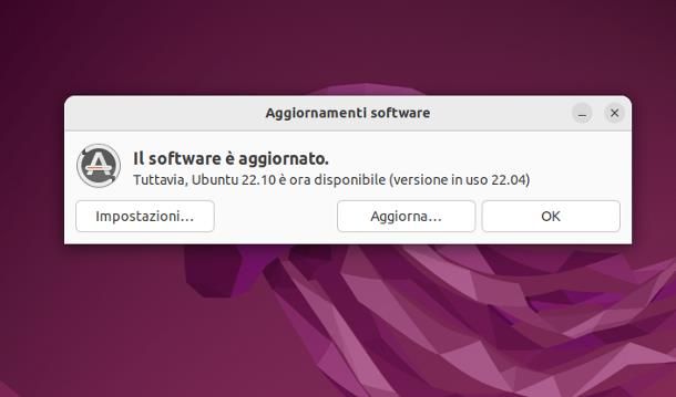 Come aggiornare Ubuntu alla versione successiva