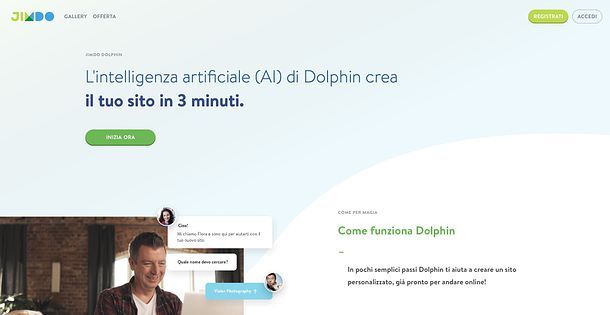 Come creare un sito Web con Jimdo