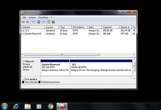 Come partizionare hard disk Windows 7