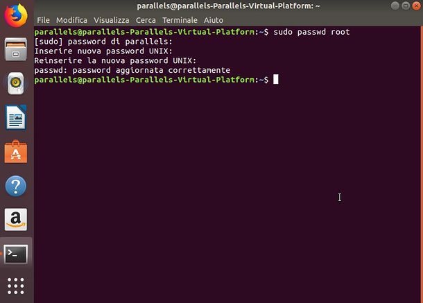 Password root Ubuntu