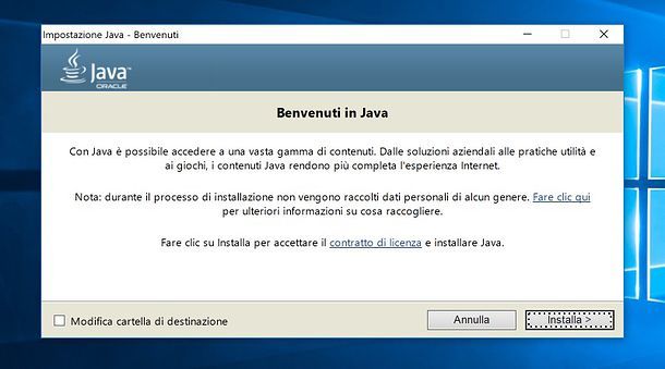 Come installare Java su Windows