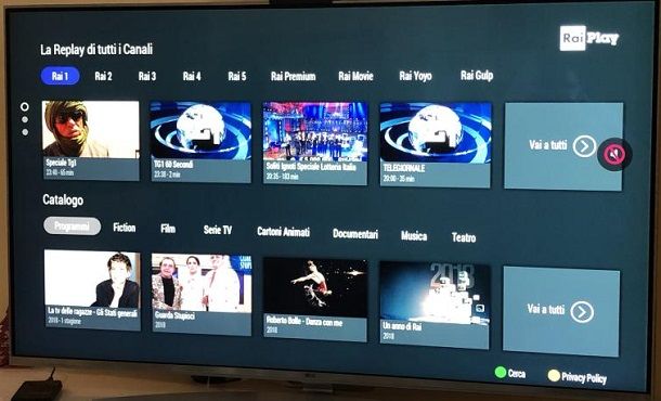 Come scaricare app RaiPlay su Smart TV LG