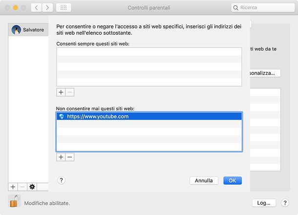 Come bloccare un sito su Mac